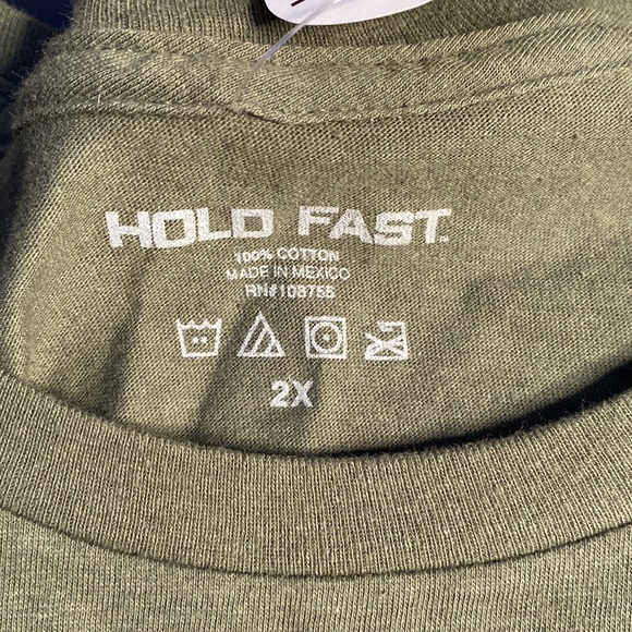 Hold fast, womens, multiple sizes, green, short sleeve shirt, NWT - Picture 2 of 4